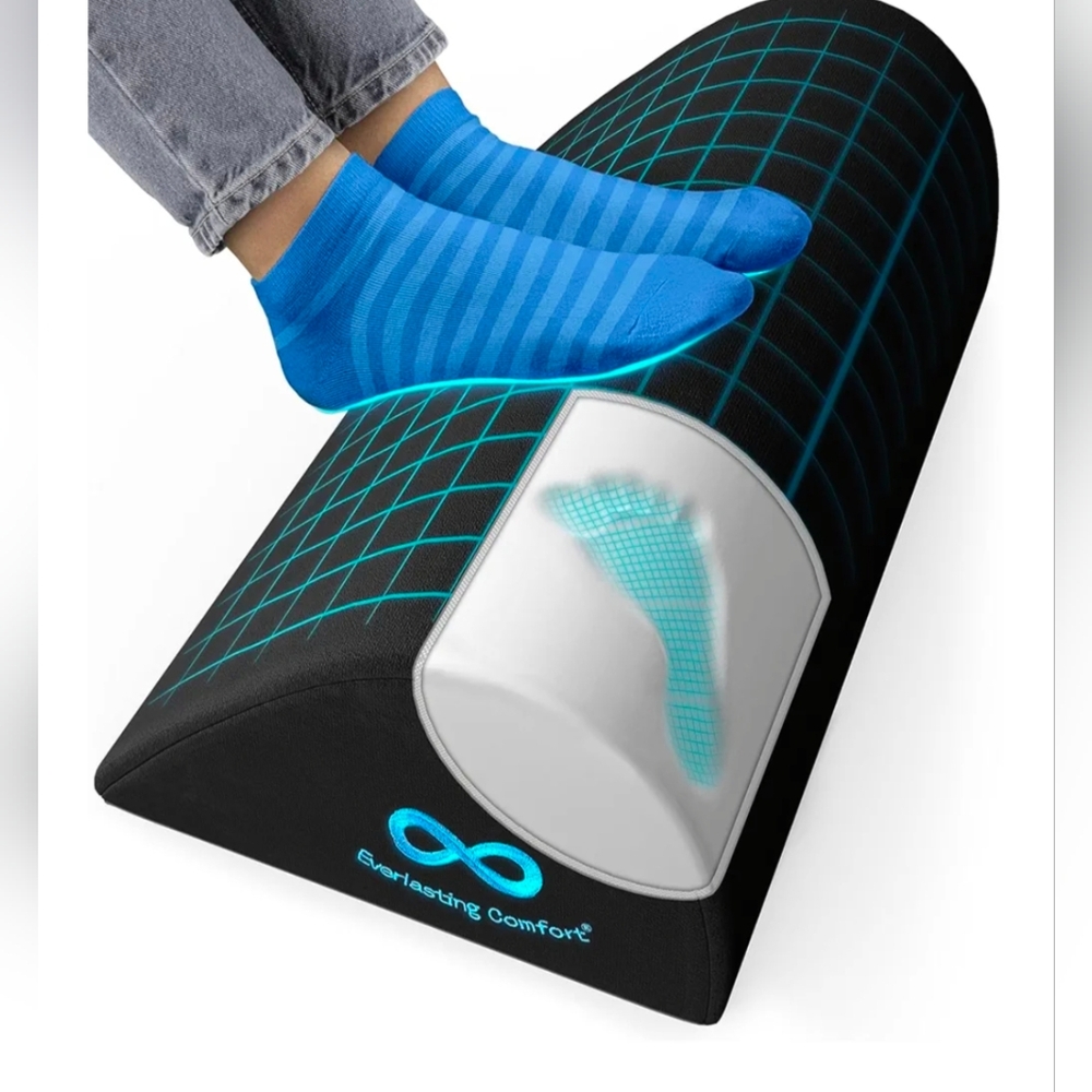 Brand New Everlasting Comfort Memory Foam Ergonomic Foot Rest Cushion